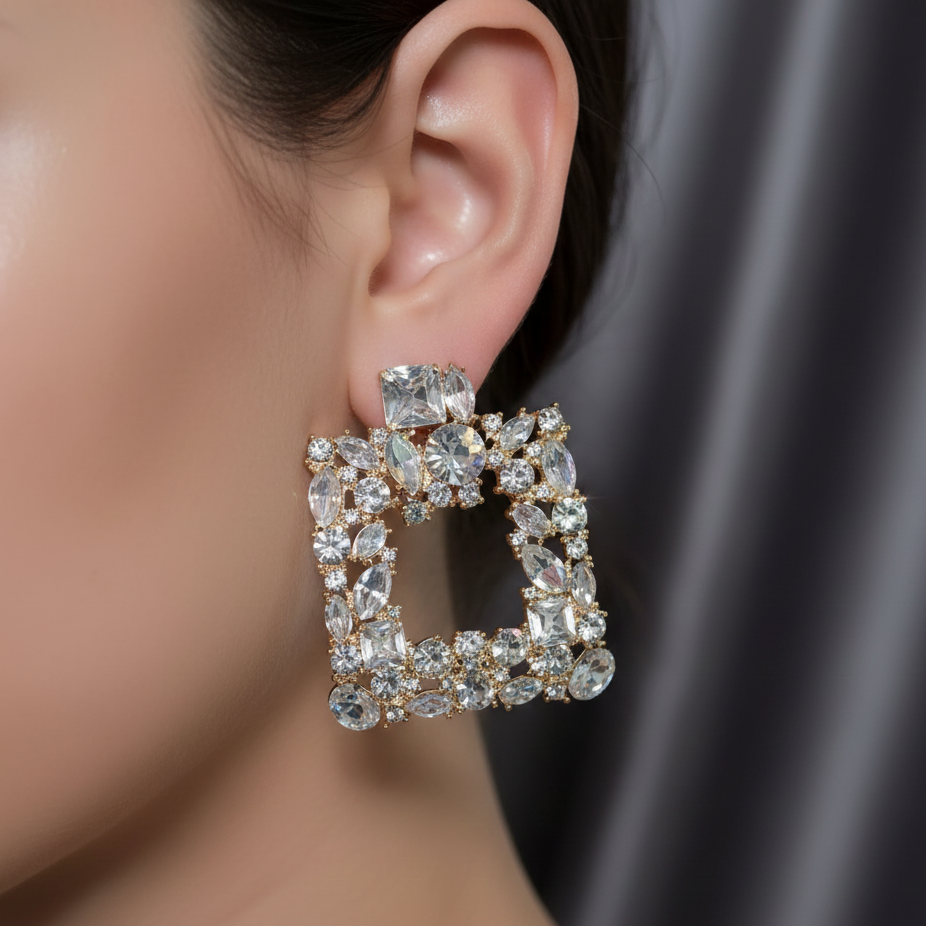 Luxe Crystal Squares