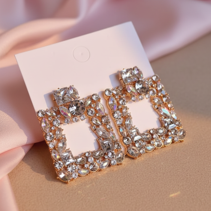Luxe Crystal Squares