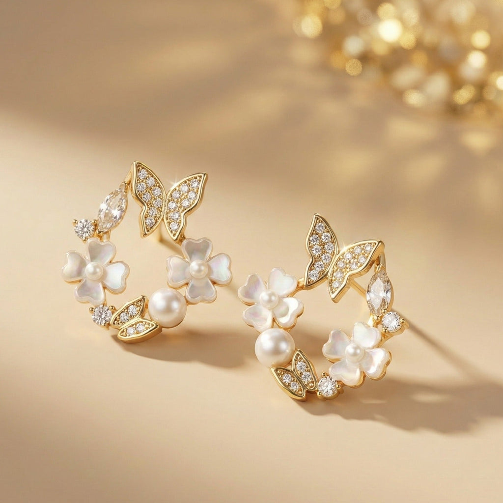 Butterfly Stud Earrings