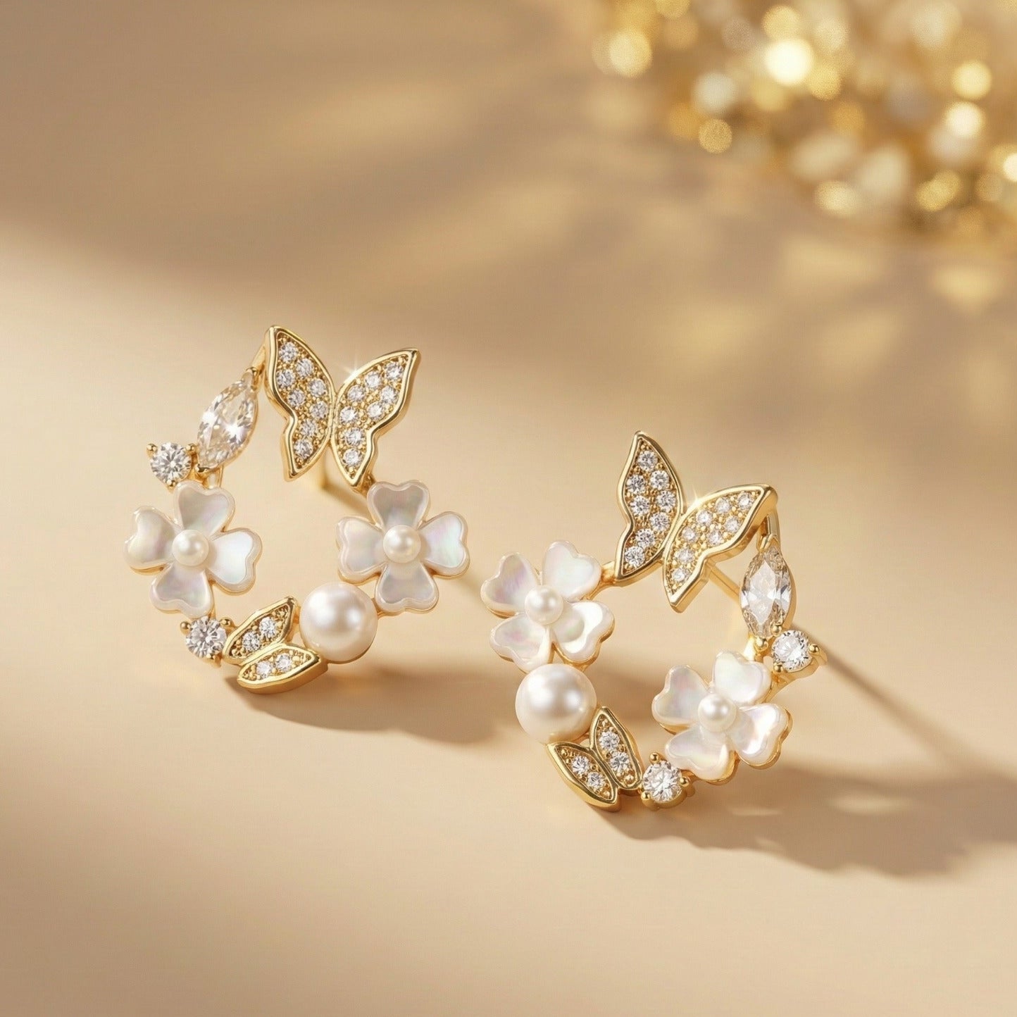 Butterfly Stud Earrings